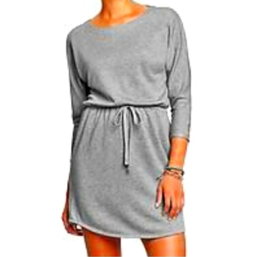 New OLD NAVY Heather Gray Sweatshirt Dress Size Medium